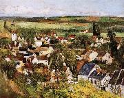 Paul Cezanne village panorama oil